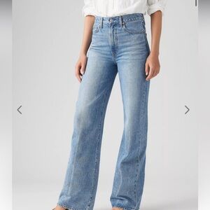 LEVIS RIBCAGE WIDE LEG WOMEN'S JEANS Sz W29 L32